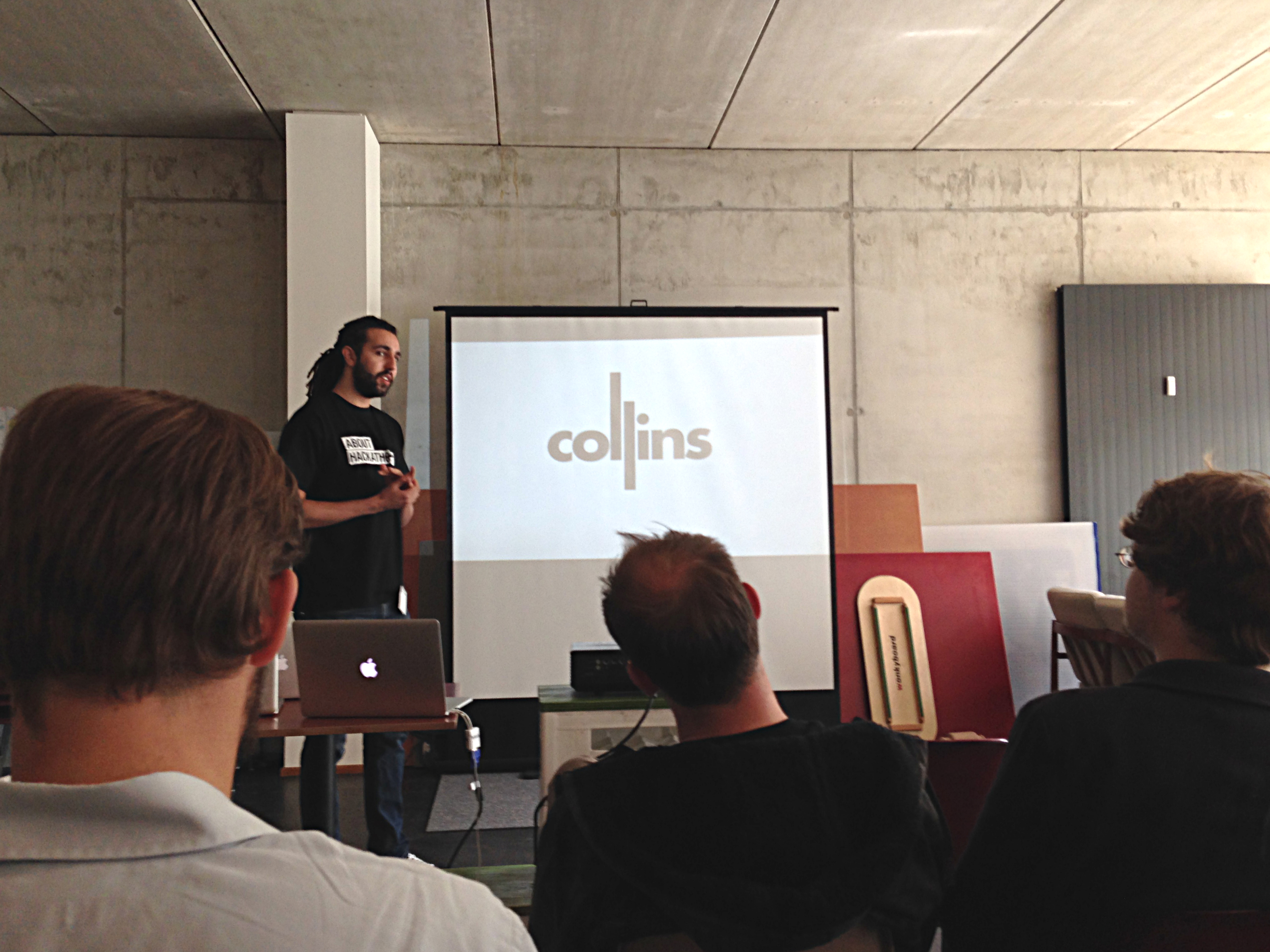 Tarek Müller erläutert die Vision von Collins.