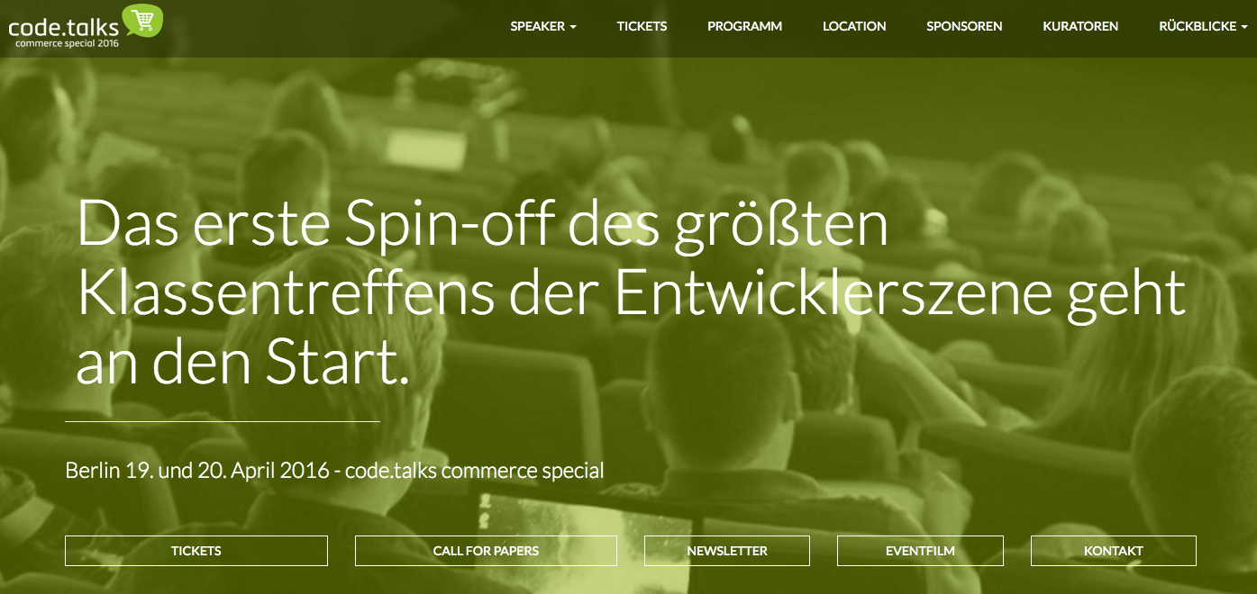 19./20.April: code.talks commerce special in Berlin
